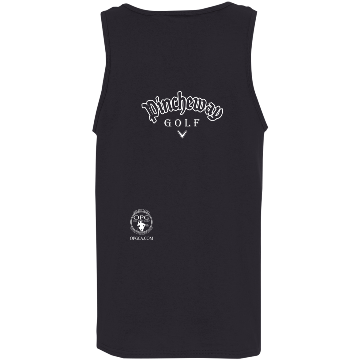 OPG Custom Artwork #27. Pincheway Golf. 100% Cotton Tank Top