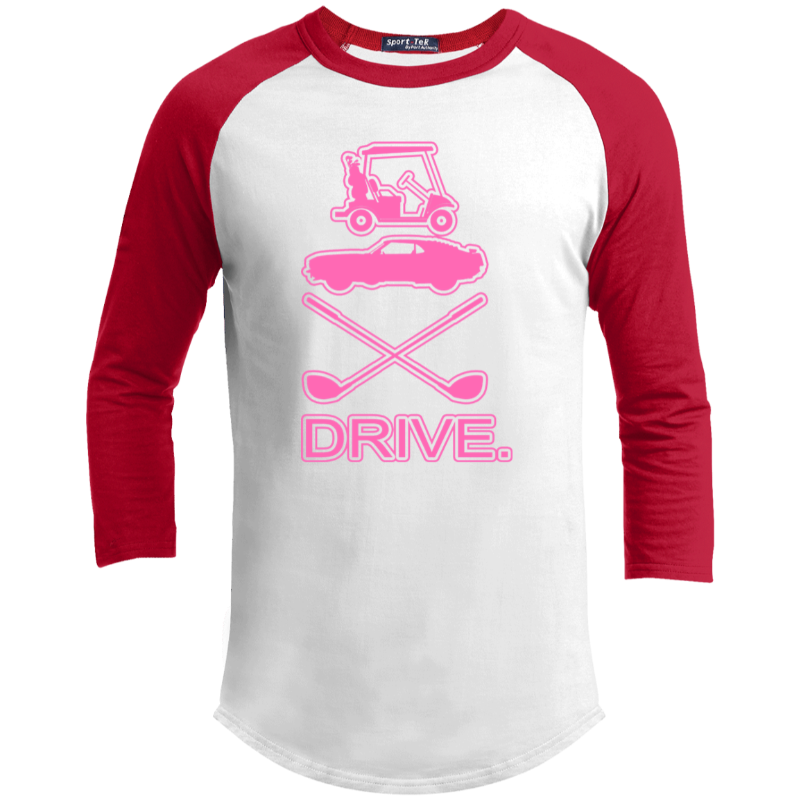 OPG Custom Design #8. Drive. Youth 3/4 Raglan Sleeve Shirt