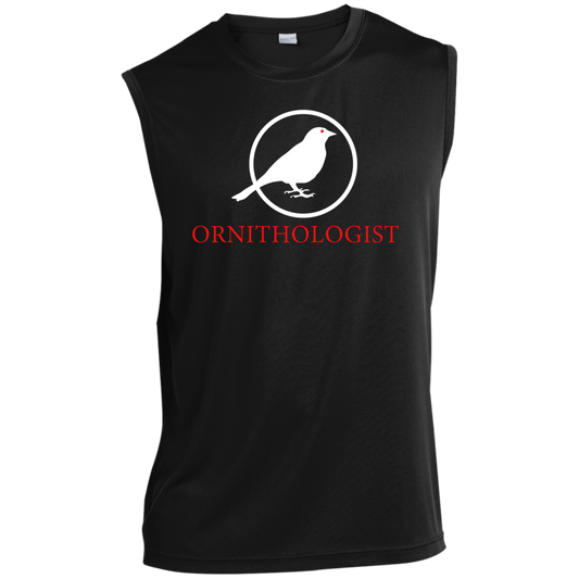 OPG Custom Design # 24. Ornithologist. A person who studies or is an expert on birds. Men’s Sleeveless