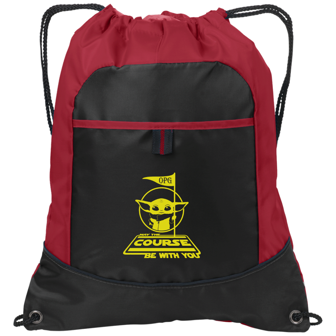 OPG Custom Design #21. May the course be with you. Parody / Fan Art. Pocket Cinch Pack