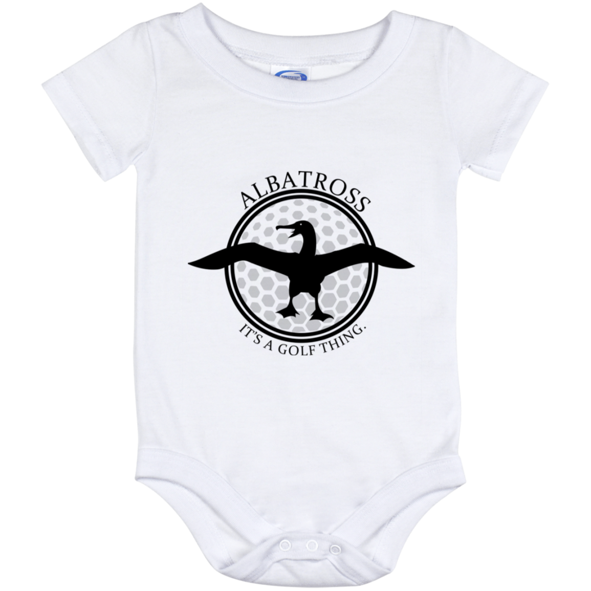 OPG Custom Artwork #1. Albatross. It's a golf thing. Baby Onesie 12 Month