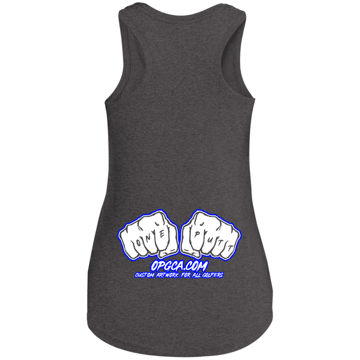 OPG Custom Design #3. Blue Tees Blues Brothers Fan Art. Ladies' Perfect Tri Racerback Tank