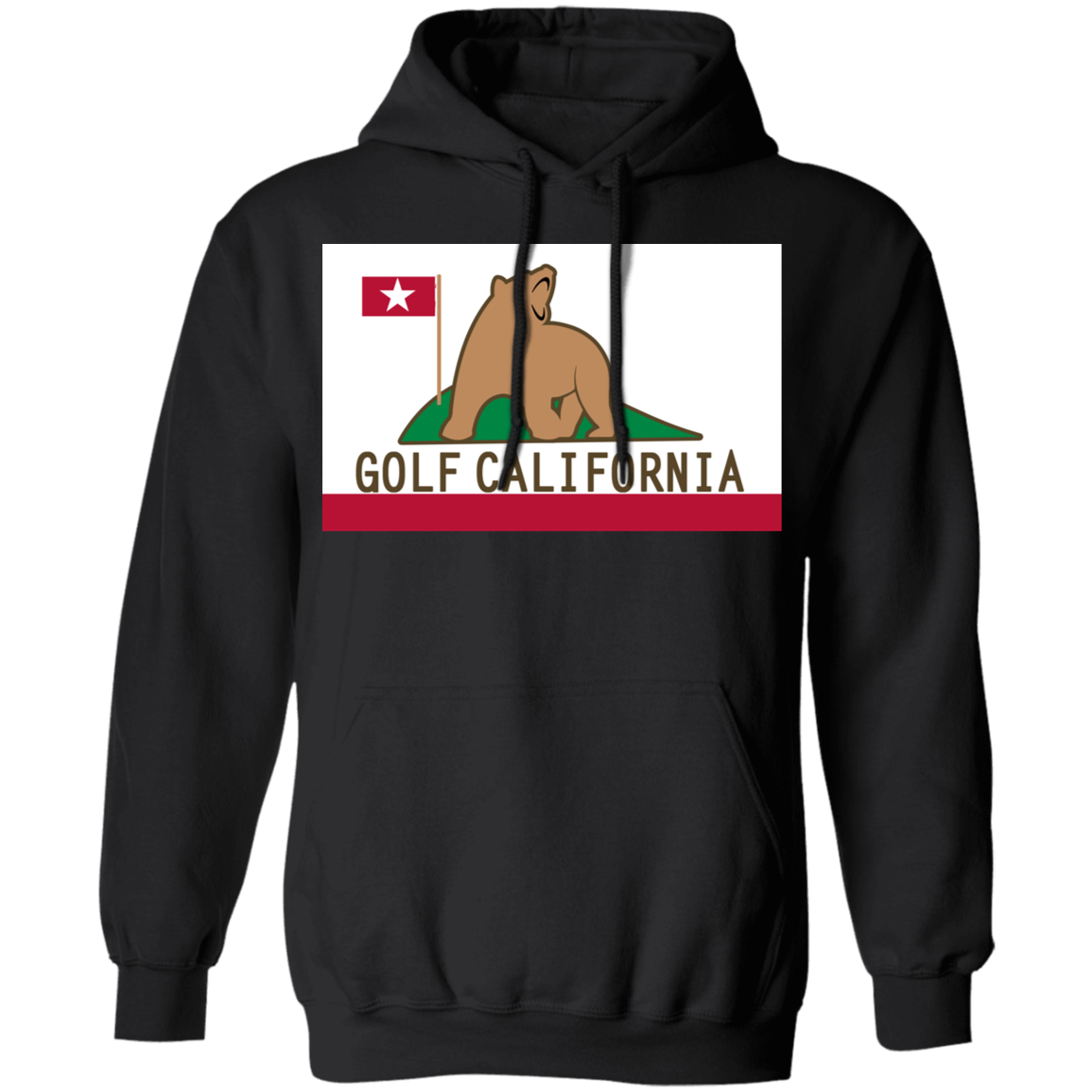 OPG Custom Design #14. Golf California. Basic Hoodie