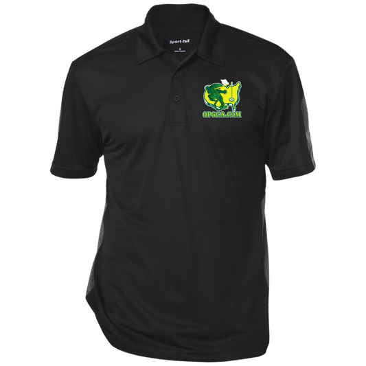 OPG Custom Design #26. Tiger Woods Fan Art. 2019 Master's Champion. Performance Textured Three-Button Polo