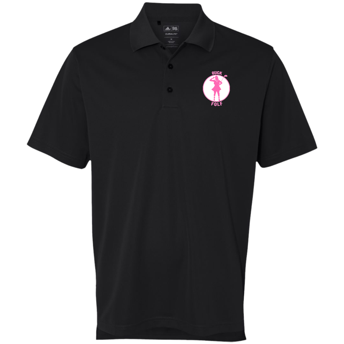 OPG Custom Design #19. GUCK FOLF. Female Edition. Adidas Golf ClimaLite® Polo