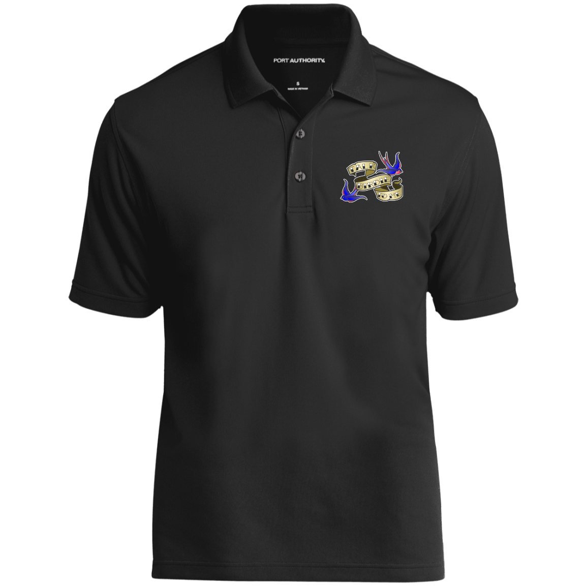 OPG Custom Design #25. Talk Birdie to Me. Dry Zone UV Micro-Mesh Polo