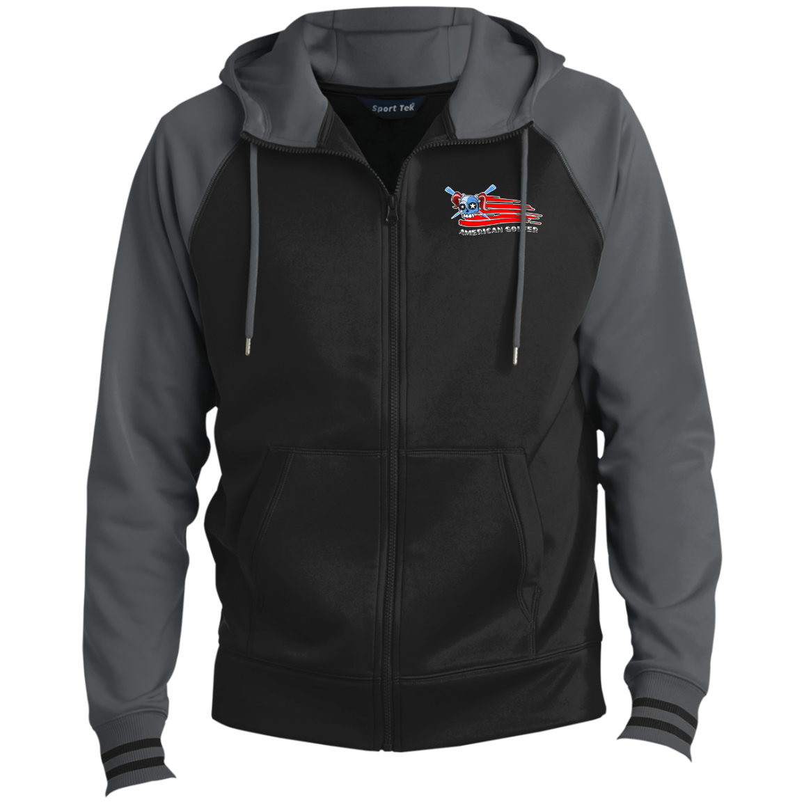 OPG Custom Design #12. American Golfer. Female Edition. Sport-Wick® Full-Zip Hooded Jacket