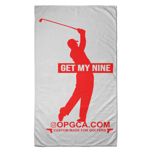 OPG Custom Design #16. Get My Nine. Male Version. Towel - 35x60