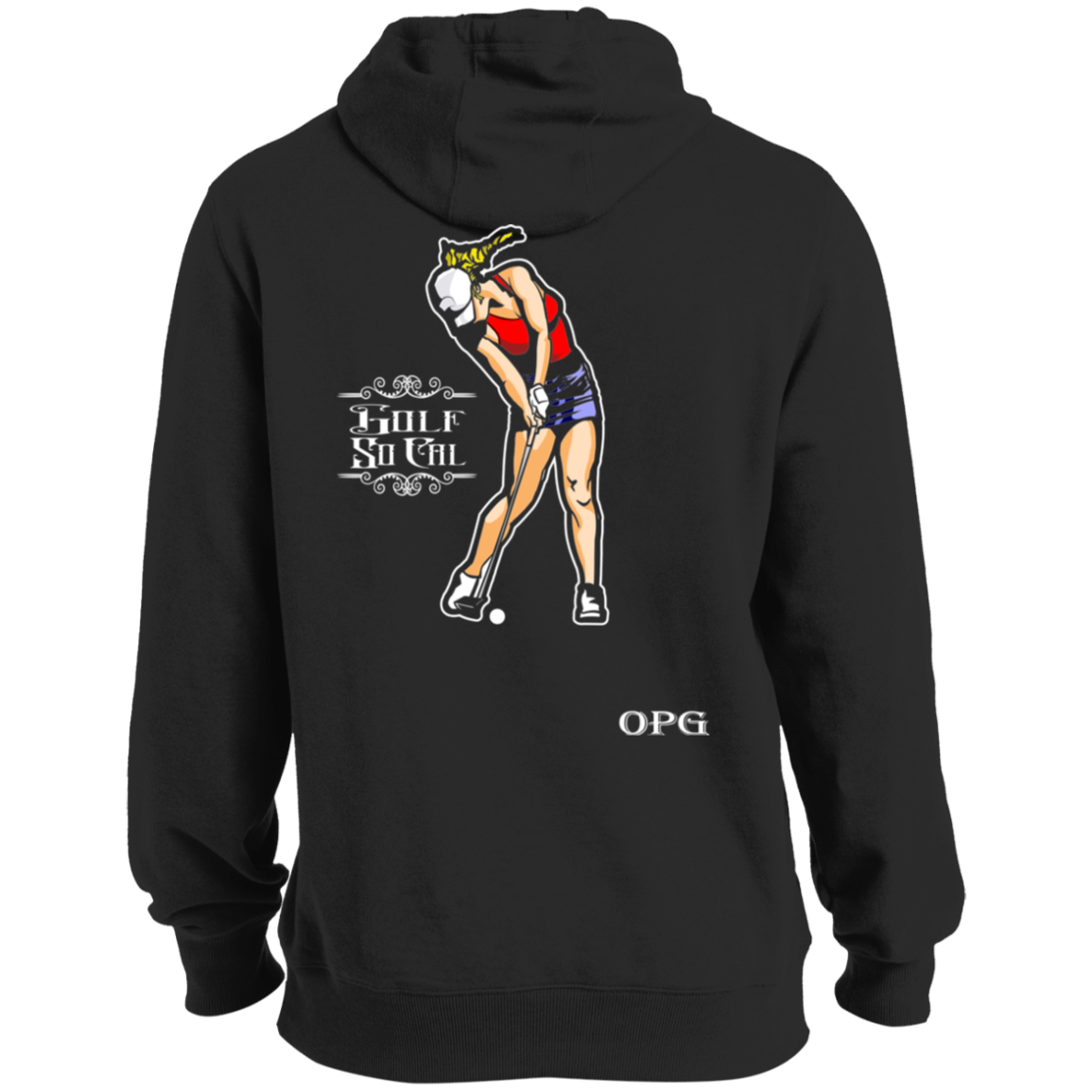 OPG Custom Design #9. Drive it. Chip it. One Putt Golf It. Golf So. Cal. Softstyle Pullover Hoodie