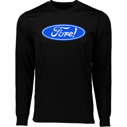 OPG Custom Design #11. Fore! Ford Parody. 100% Polyester Moisture-Wicking Tee