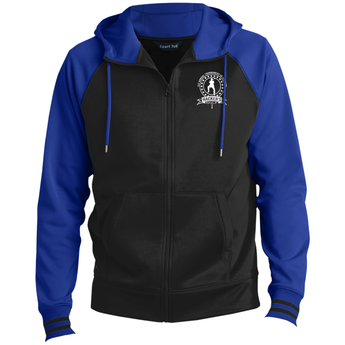 OPG Custom Design #20. 1st Annual Hackers Golf Tournament. Sport-Wick® Full-Zip Hooded Jacket