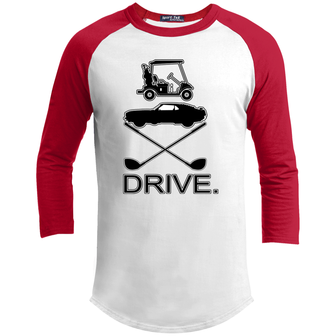 OPG Custom Design #8. Drive. Youth 3/4 Raglan Sleeve Shirt