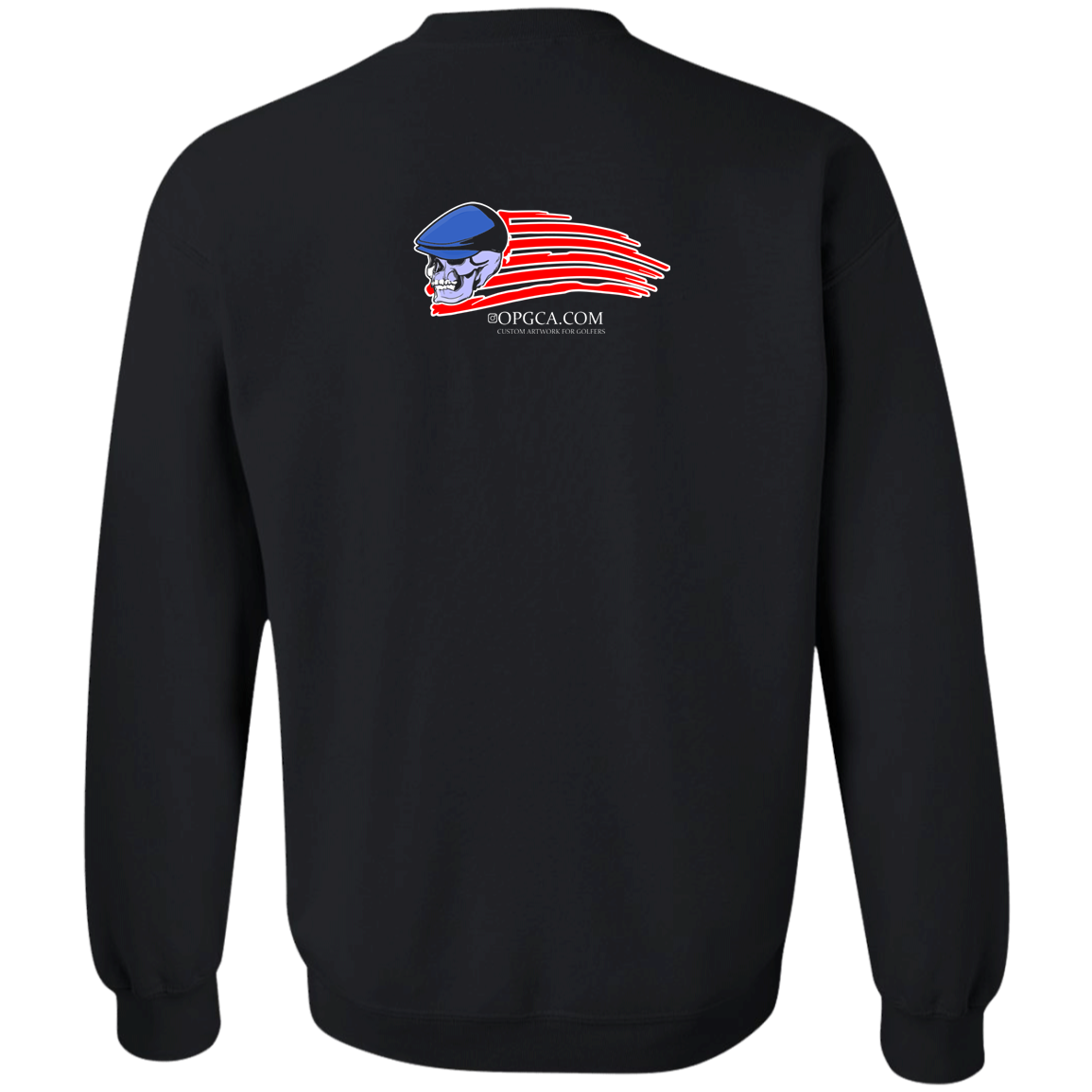 OPG Custom Design #12. Golf America. Male Edition. Youth Crewneck Sweatshirt