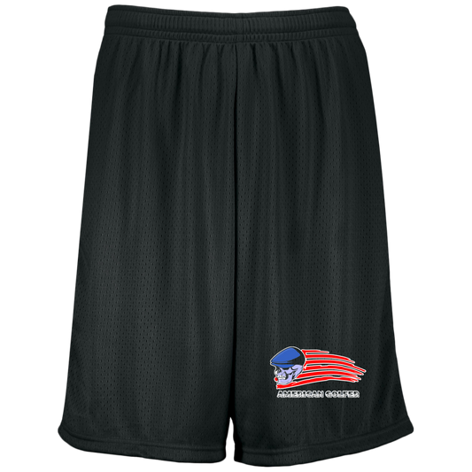 OPG Custom Design #12. Golf America. Male Edition. Moisture-Wicking 9 inch Inseam Mesh Shorts