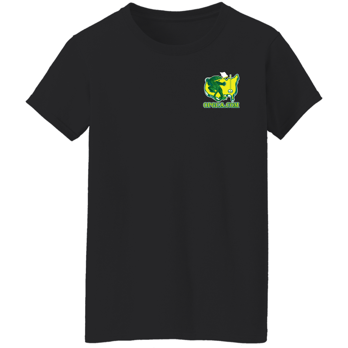 OPG Custom Design #26. Tiger Woods Fan Art. 2019 Master's Champion. Ladies' 100% Cotton T-Shirt