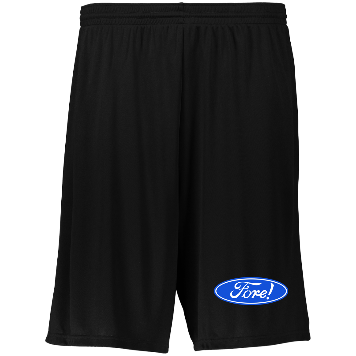 OPG Custom Design #11. Fore! Ford Parody. Moisture-Wicking 9 inch Inseam Training Shorts