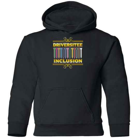 OPG Custom Design #6. Driveristee & Inclusion. Youth Hoodie