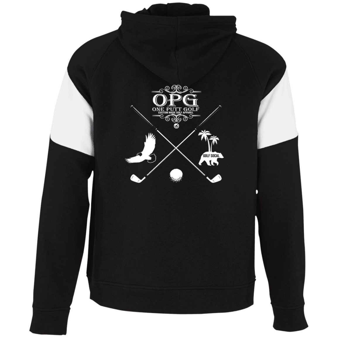 OPG Custom Design #8. Drive. Colorblock Fleece Hoodie