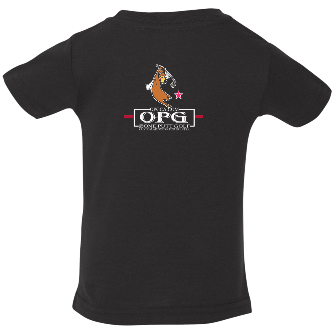 OPG Custom Design #15. Golf Southern California with Yogi Bear Fan Art. Infant Jersey T-Shirt