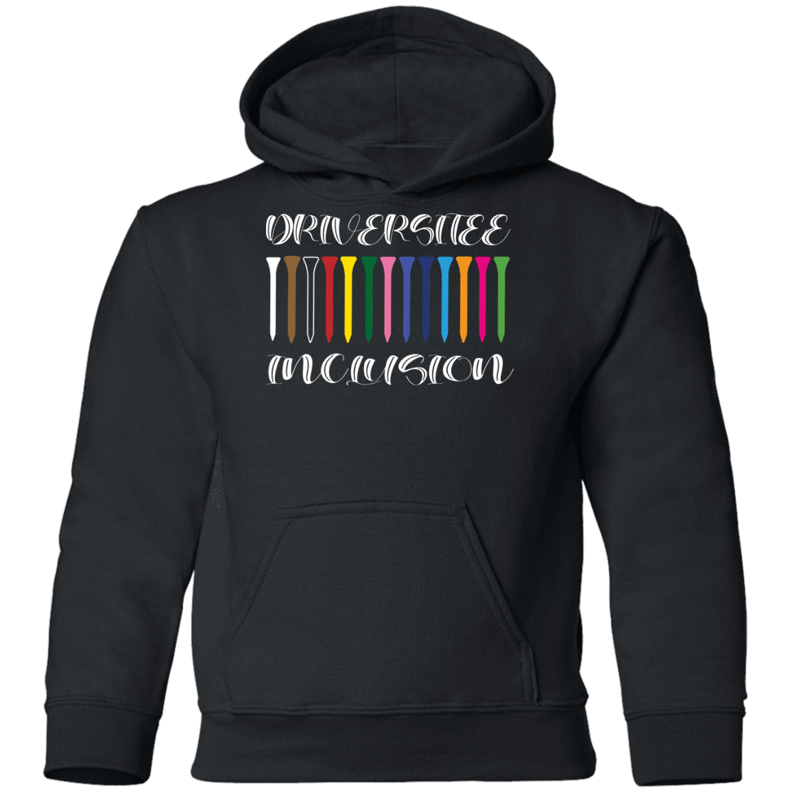 OPG Custom Design #6. Driveristee & Inclusion. Youth Hoodie