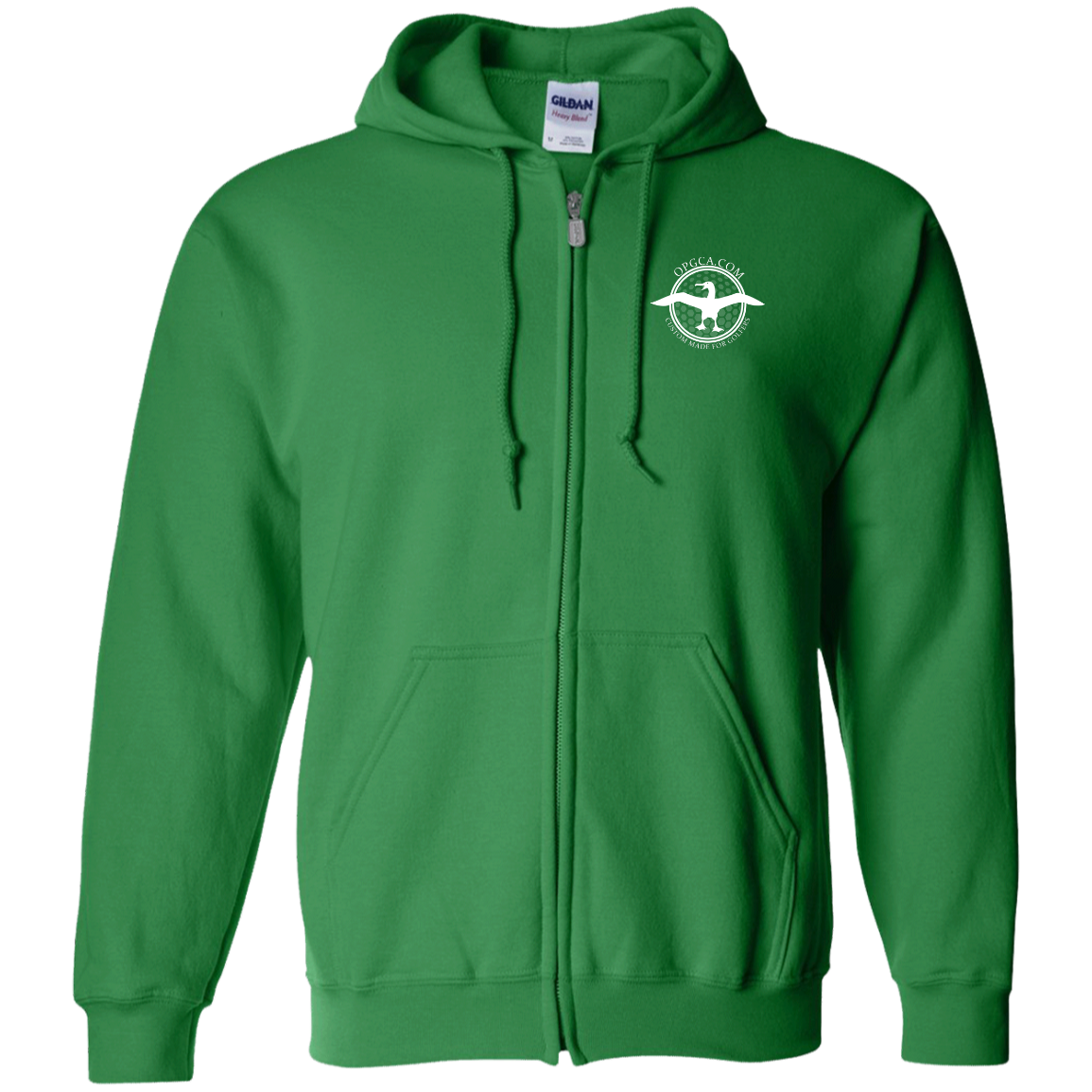 OPG Custom Artwork #1. Albatross. It's a golf thing. Zip Up Hooded Sweatshirt