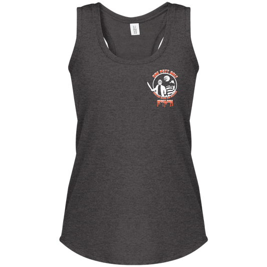 OPG Custom Design #23. Hack N Slice Golf. Freddy and Jason Fan Art. Ladies' Perfect Tri Racerback Tank