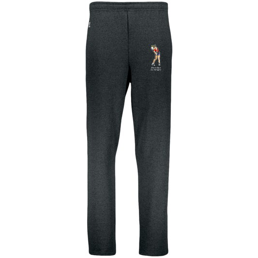 OPG Custom Design #9. Drive it. Chip it. One Putt Golf It. Golf So. Cal. Youth Dri-Power Open Bottom Pocket Sweatpants