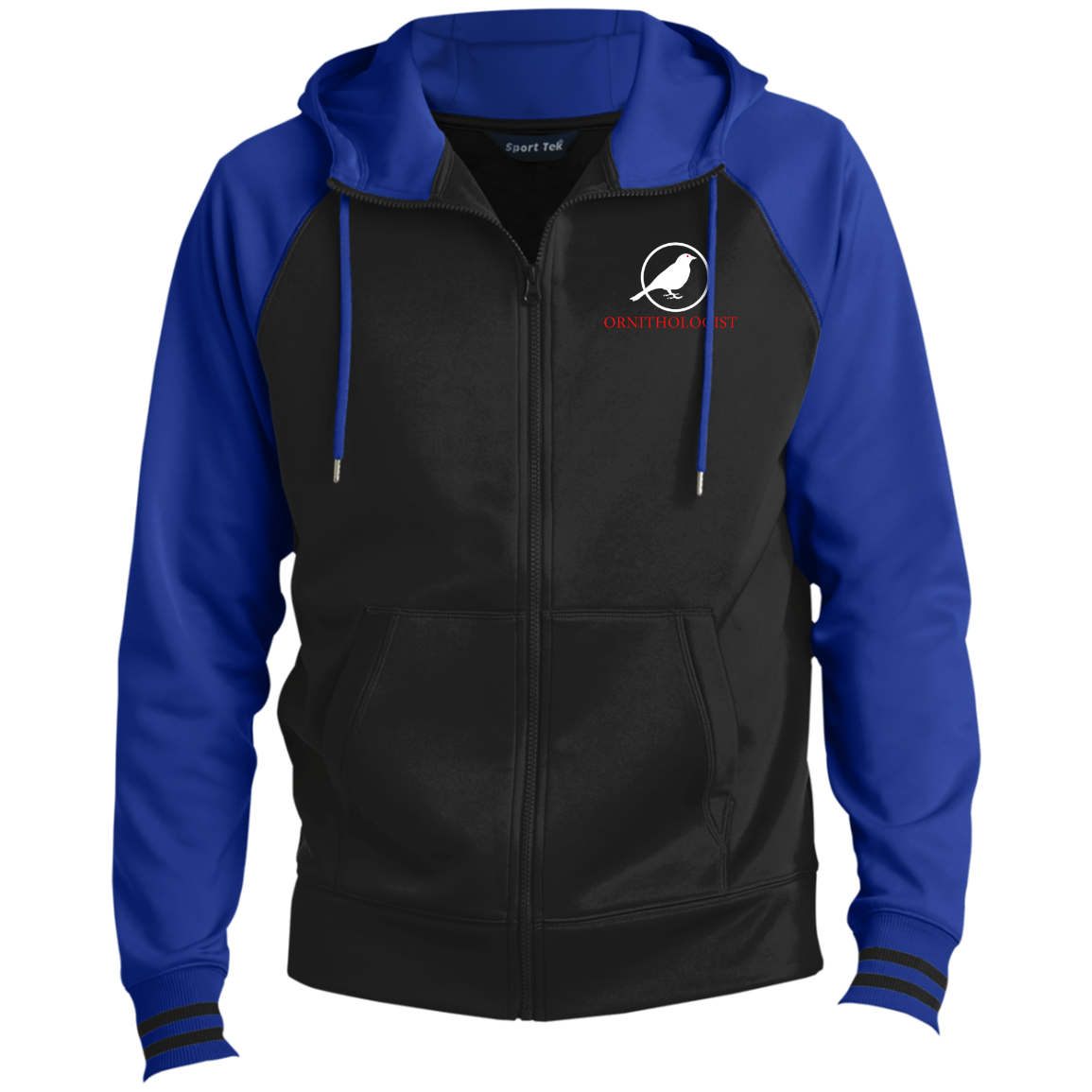 OPG Custom Design # 24. Ornithologist. A person who studies or is an expert on birds. Sport-Wick® Full-Zip Hooded Jacket