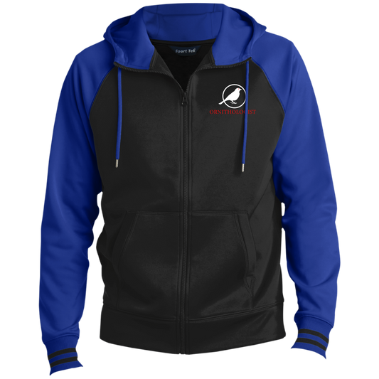 OPG Custom Design # 24. Ornithologist. A person who studies or is an expert on birds. Sport-Wick® Full-Zip Hooded Jacket