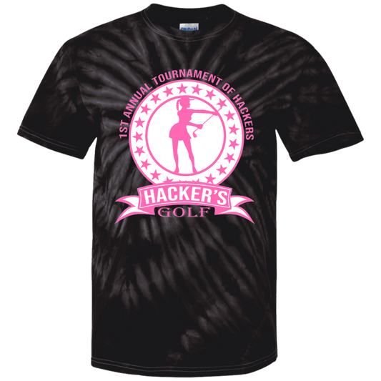 ZZZ#20 OPG Custom Design. 1st Annual Hackers Golf Tournament. Ladies Edition. Youth Tie Dye T-Shirt