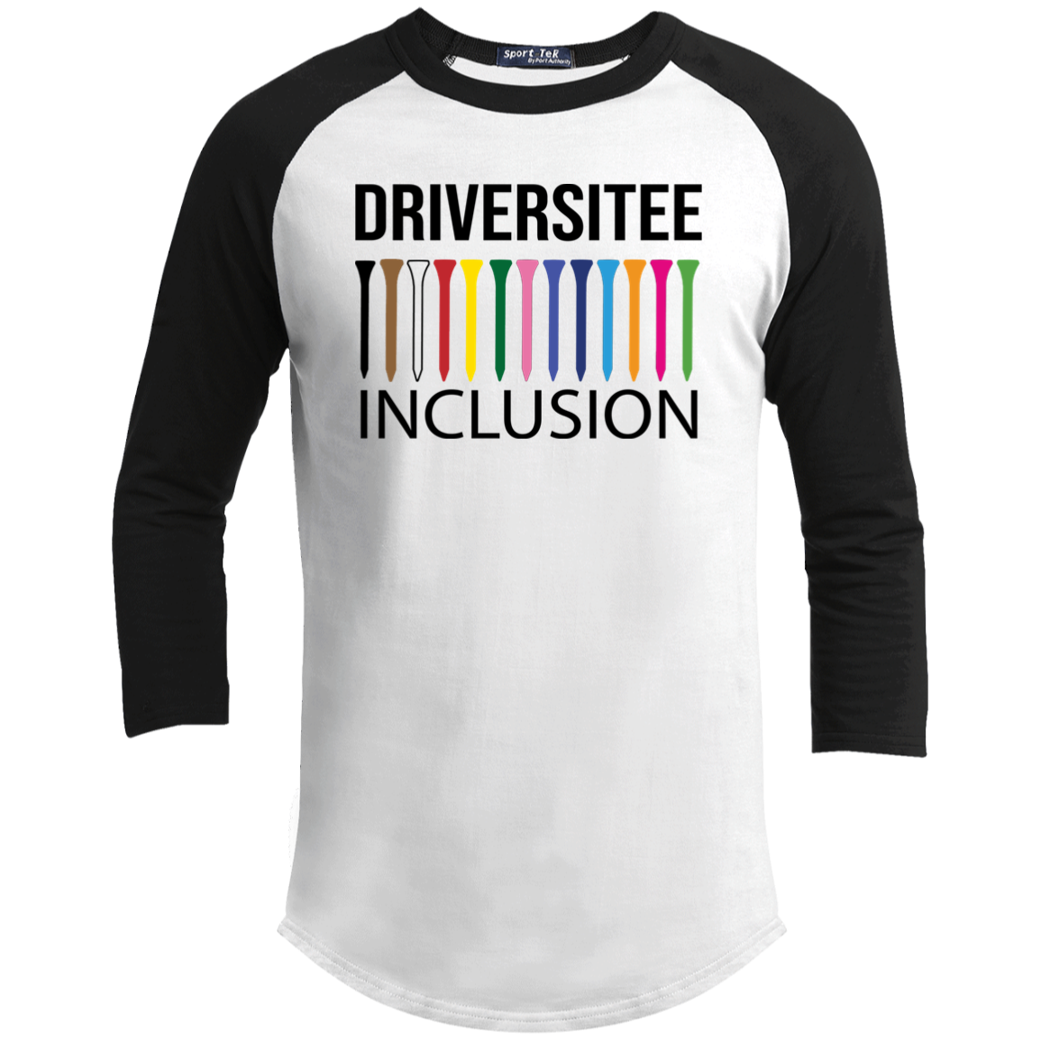 ZZZ#06 OPG Custom Design. DRIVER-SITEE & INCLUSION. Youth 3/4 Raglan Sleeve Shirt