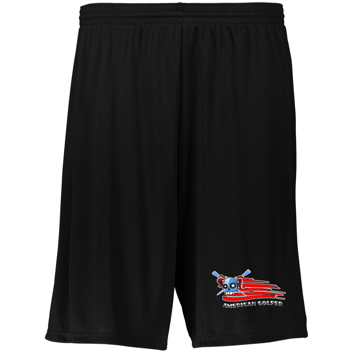 OPG Custom Design #12. American Golfer. Female Edition. Moisture-Wicking 9 inch Inseam Training Shorts