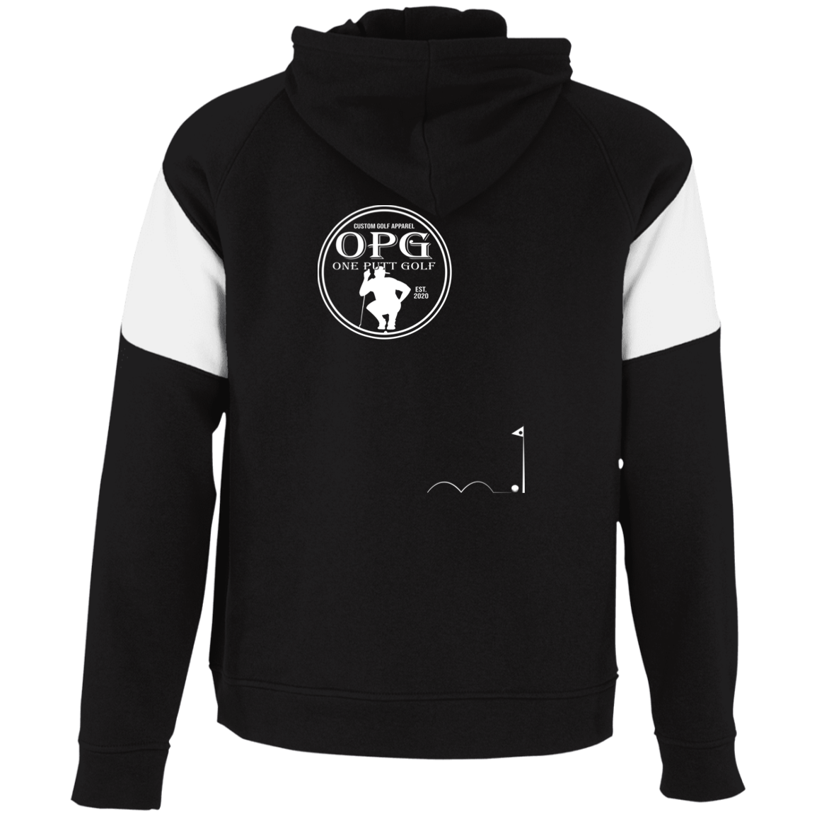 OPG Custom Design #4. I Don't See Noting Wrong With A Little Bump N Run. Colorblock Fleece Hoodie