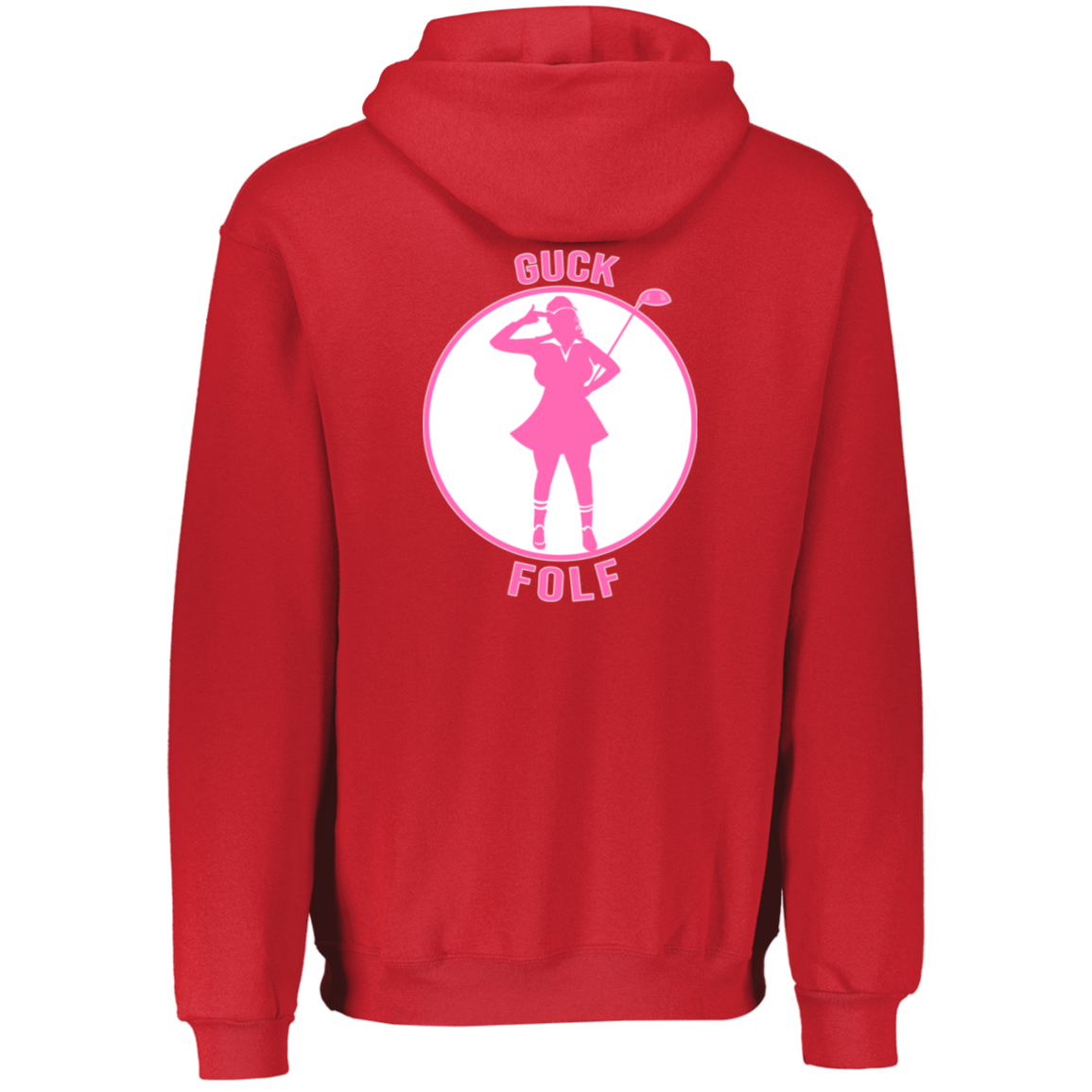 OPG Custom Design #19. GUCK FOLF. Female Edition. Youth Dri-Power Fleece Hoodie