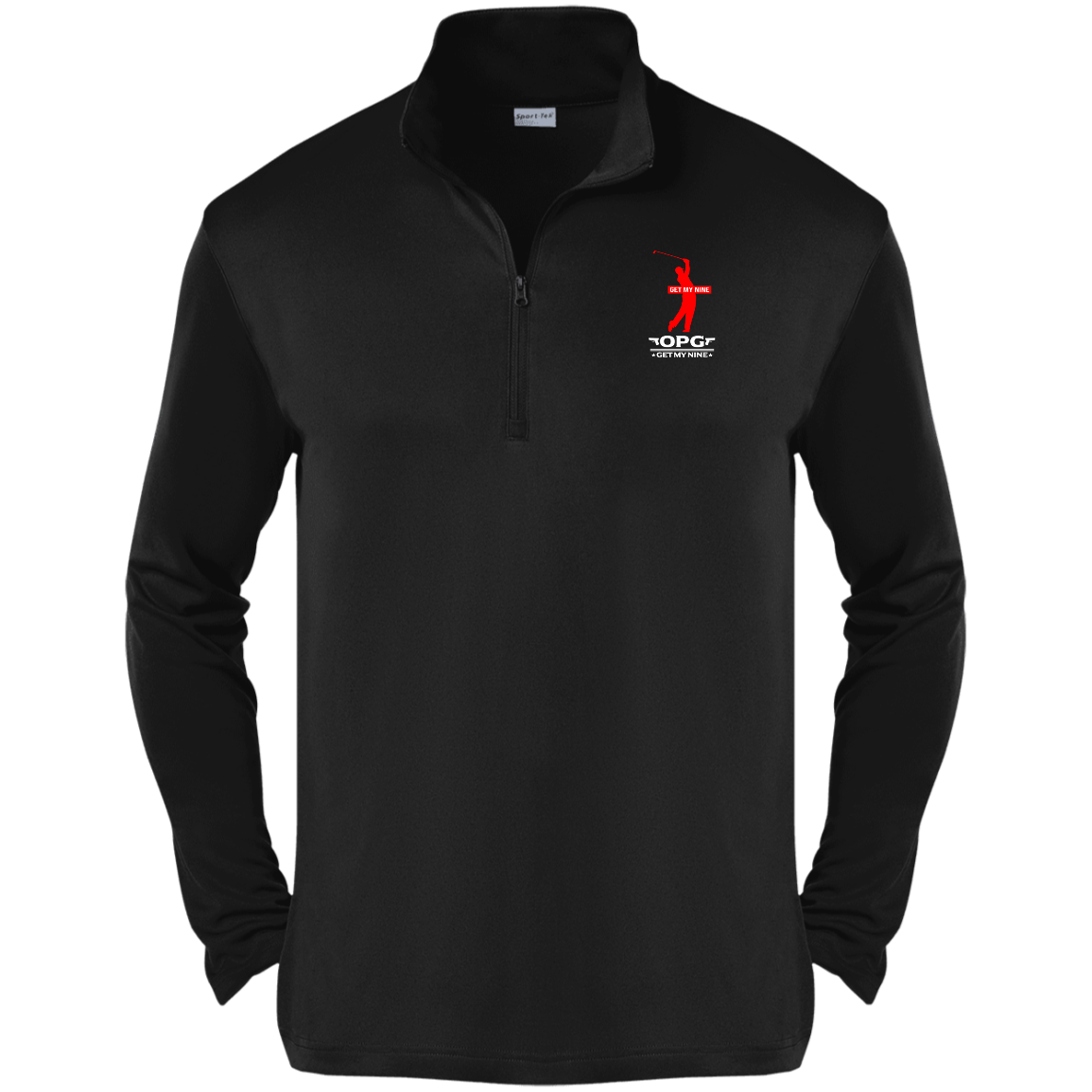 OPG Custom Design #16. Get My Nine. Male Version. 1/4-Zip Pullover 100% Polyester 1/4-Zip Pullover