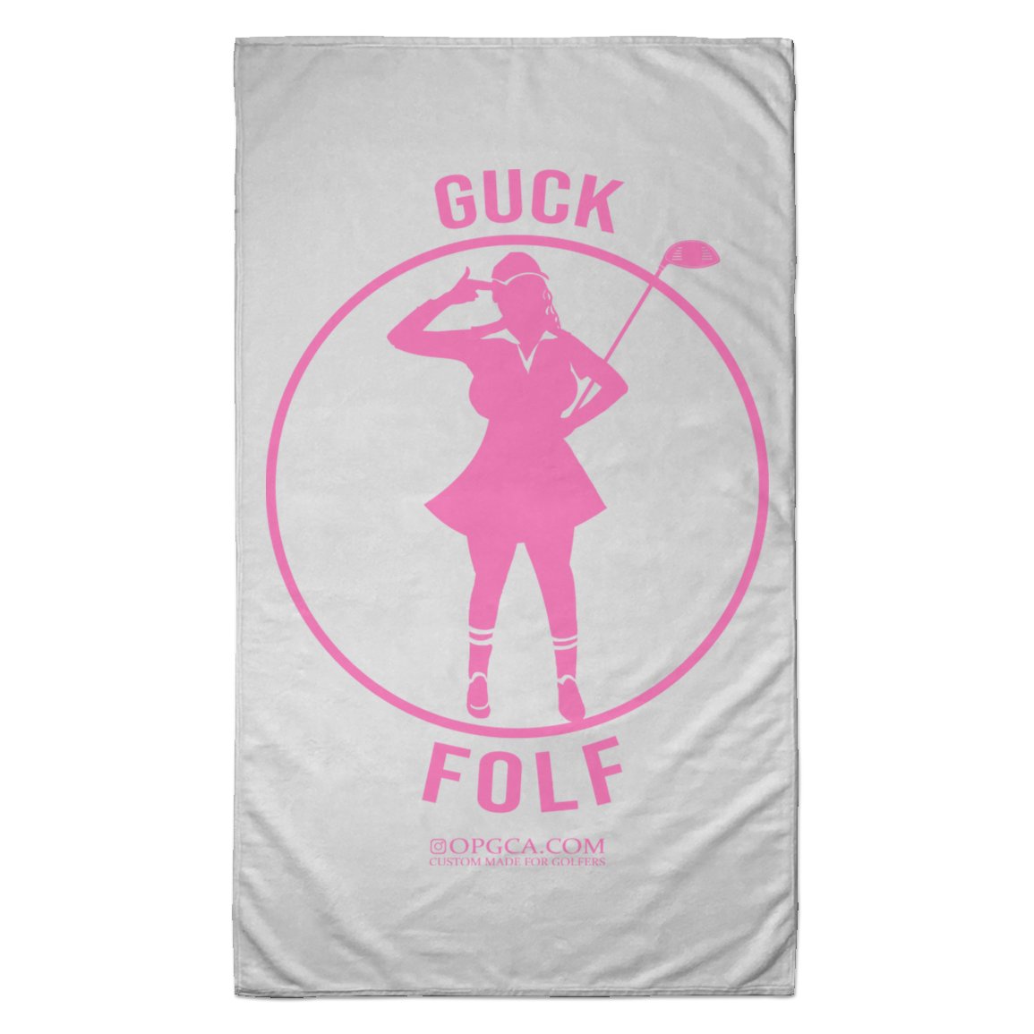 OPG Custom Design #19. GUCK FOLF. Female Edition. Towel - 35x60