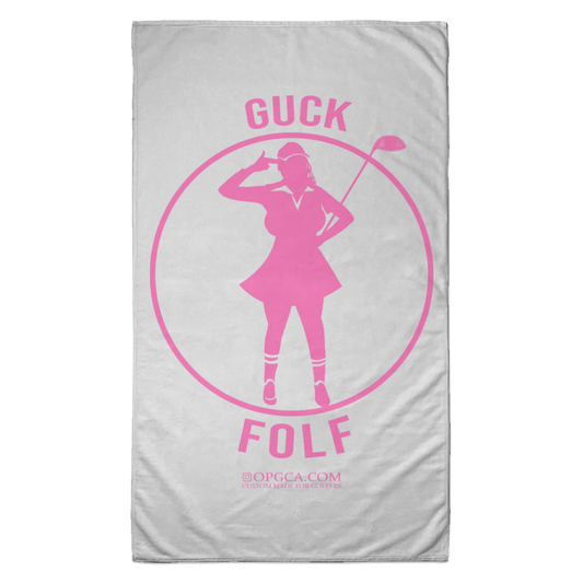 OPG Custom Design #19. GUCK FOLF. Female Edition. Towel - 35x60