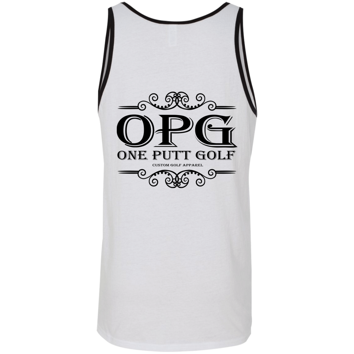 OPG Custom Design #5. Golf Tee-Shirt. Golf Humor. 2 Tone Tank 100% Combed and Ringspun Cotton