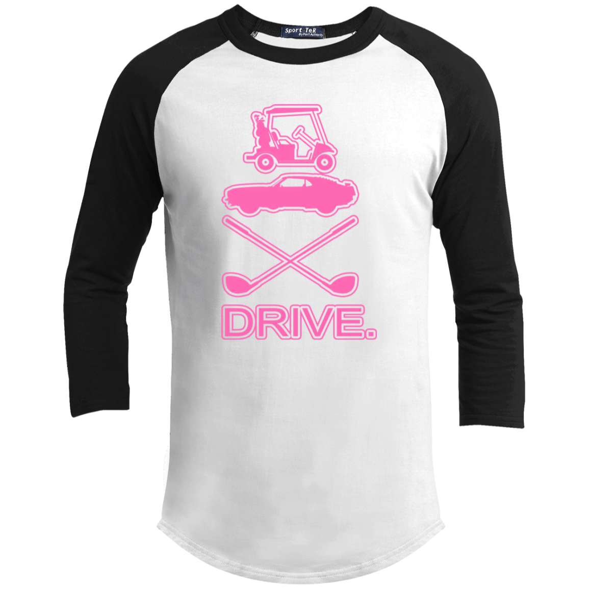 OPG Custom Design #8. Drive. Youth 3/4 Raglan Sleeve Shirt