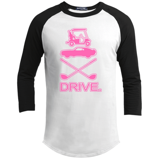 OPG Custom Design #8. Drive. Youth 3/4 Raglan Sleeve Shirt