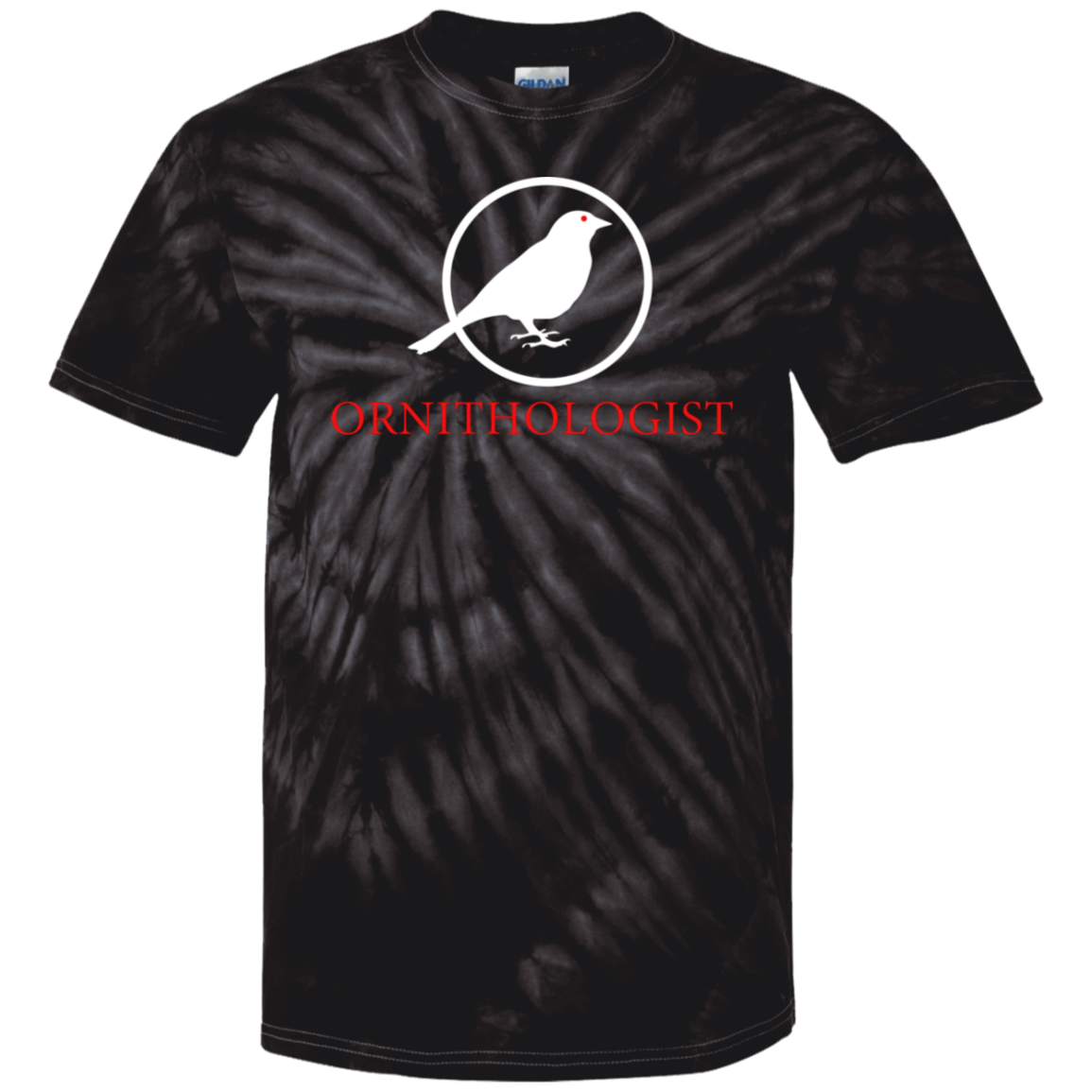 OPG Custom Design # 24. Ornithologist. A person who studies or is an expert on birds. Youth Tie-Dye T-Shirt