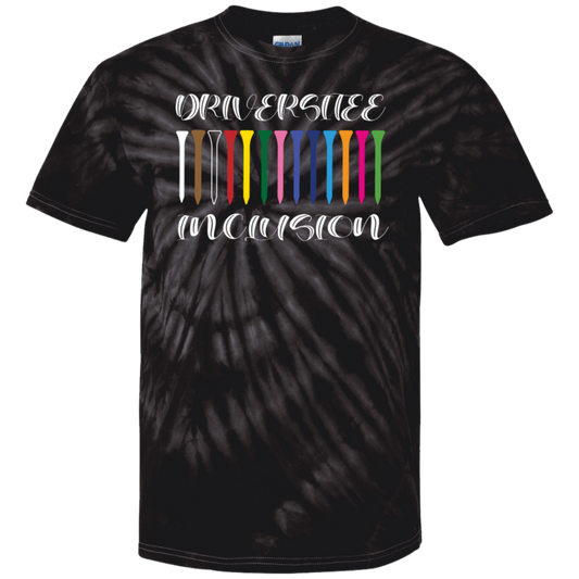 OPG Custom Design #6. Driveristee & Inclusion. Youth Tie-Dye T-Shirt