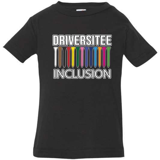 ZZZ#06 OPG Custom Design. DRIVER-SITEE & INCLUSION. Infant Jersey T-Shirt