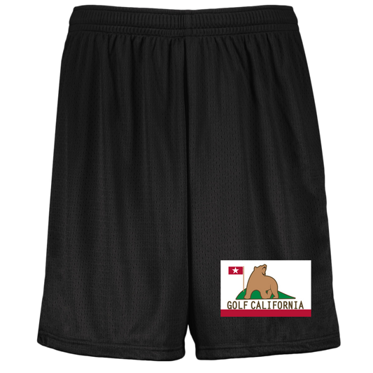 OPG Custom Design #14. Golf California. Youth Moisture-Wicking Mesh Shorts