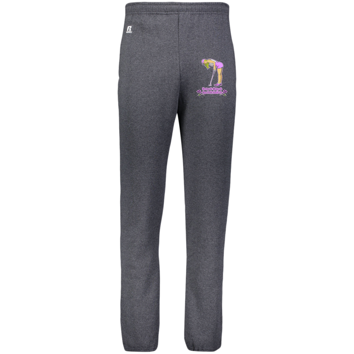 OPG Custom Design #13. Drive it. Chip it. One Putt Golf it. Dri-Power Closed Bottom Pocket Sweatpants