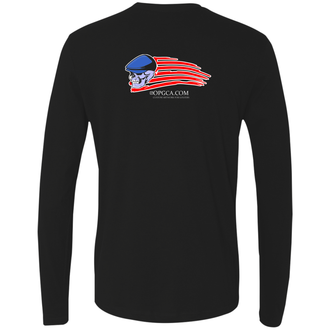 OPG Custom Design #12. Golf America. Male Edition. Men's 100% Combed Ringspung Cotton