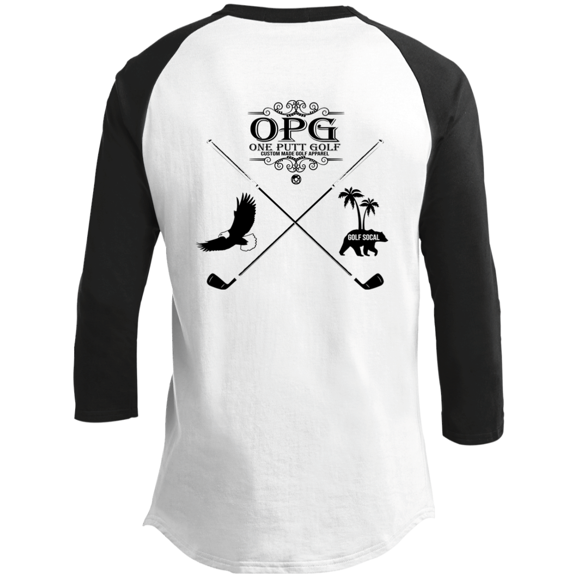 OPG Custom Design #8. Drive. Youth 3/4 Raglan Sleeve Shirt