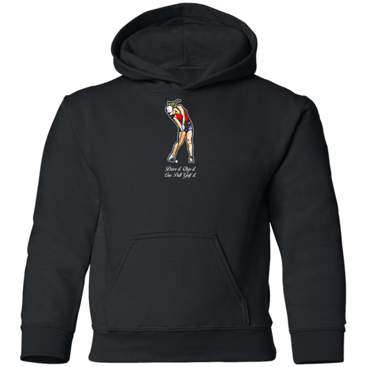 OPG Custom Design #9. Drive it. Chip it. One Putt Golf It. Golf So. Cal. Youth Boys Pullover Hoodie