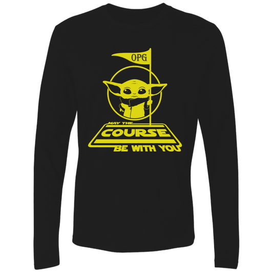 OPG Custom Design #21. May the course be with you. Parody / Fan Art. Men's 100% Combed Ringspung Cotton