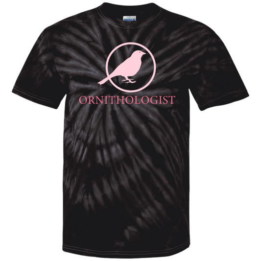 OPG Custom Design # 24. Ornithologist. A person who studies or is an expert on birds. Youth Tie-Dye T-Shirt